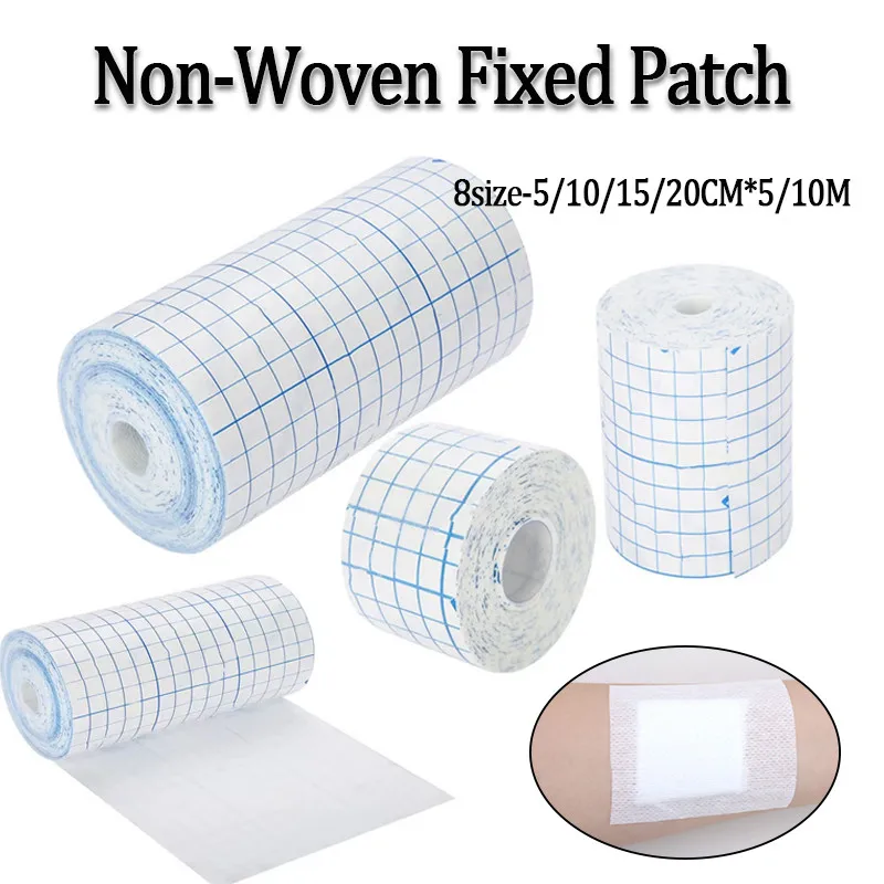 1 Rolle Vliesband Selbstklebend Atmungsaktive Pflaster Bandage Hypoallergener Wundverband Fixierband