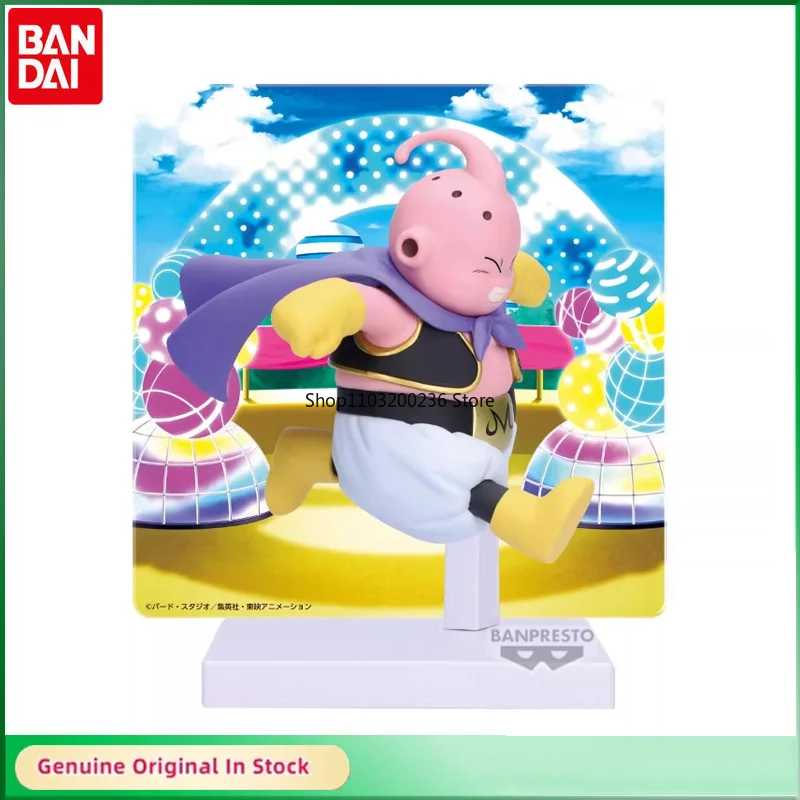

Bandai Original Dragon Ball DAIMA Majin Buu 8CM Background Series Anime Action Figure Desktop Ornaments Cartoon Figures Model