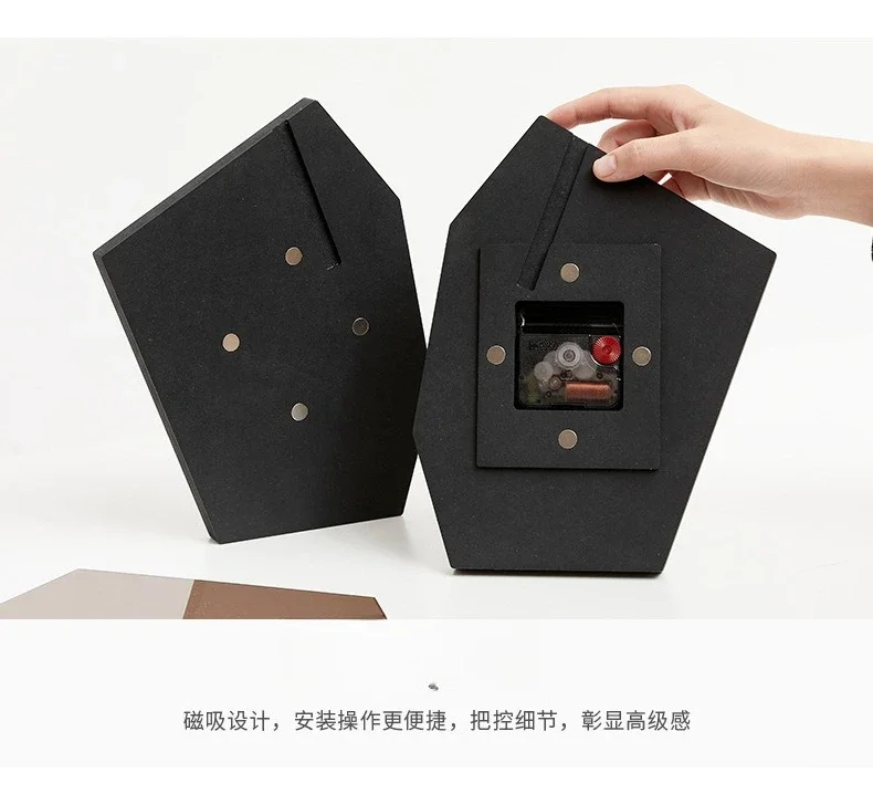 Clock, living room decoration ornament, home jewelry, dried flowers, light luxury creativity