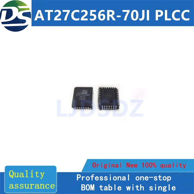 1 PÇS/LOTE  AT27C256R-70JI   PLCC    NEW  IN  STOCK