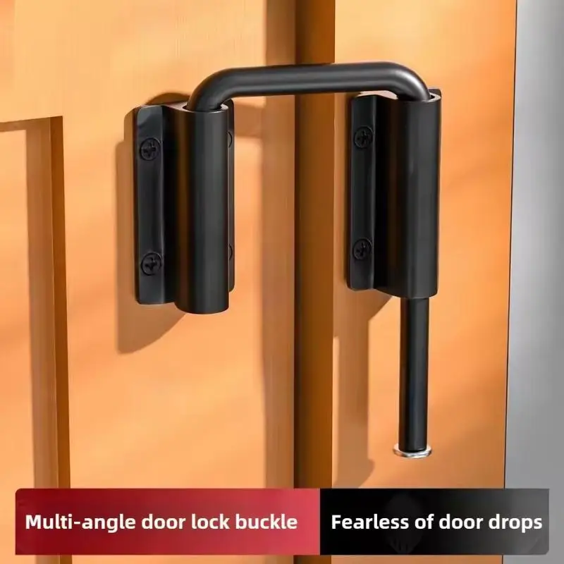 Anti-Theft Stainless Steel Door Latch 90/180 Degree Heavy Duty Gate Latch Lock for Outdoor Indoor Fence Barn Wood Door