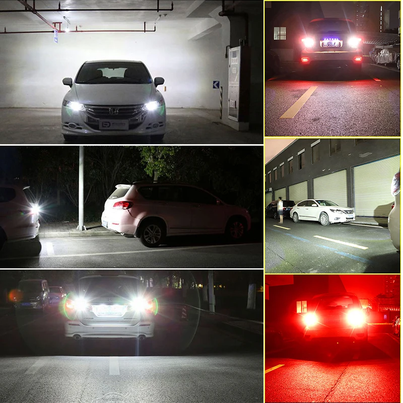 2xSignal Lamp T15 Led Super Bright W16W Led Bulbs  920 921 912 4014 45 chips Reverse Light For Reverse Lamp Backup Parking Light image 6