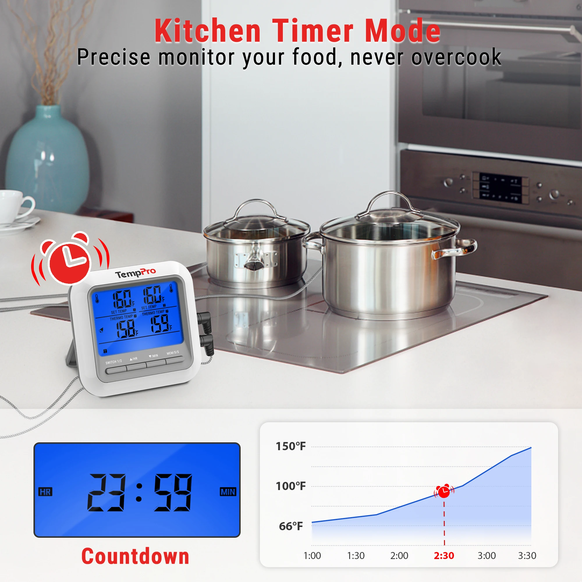 Цифровой термометр для мяса Te – обзор и цена Kitchen With Baking Station