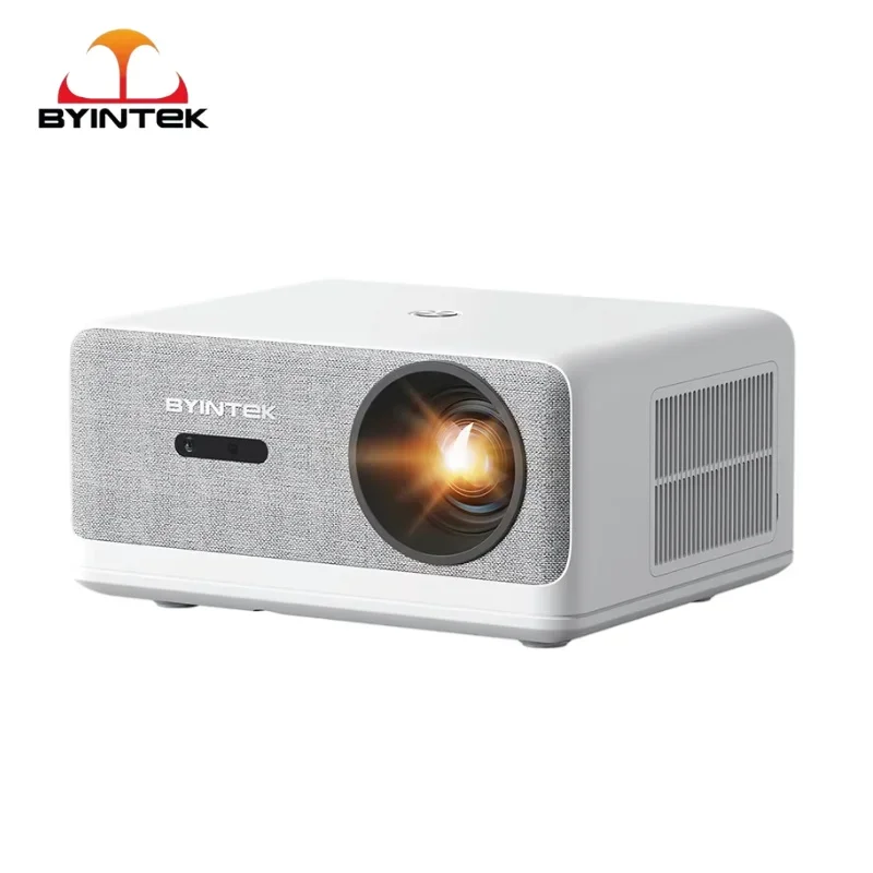 Native Full HD 1080P Mini Projector Android Fabric Design 1250 ANSI High Lumens Home Theater Room Portable Projector