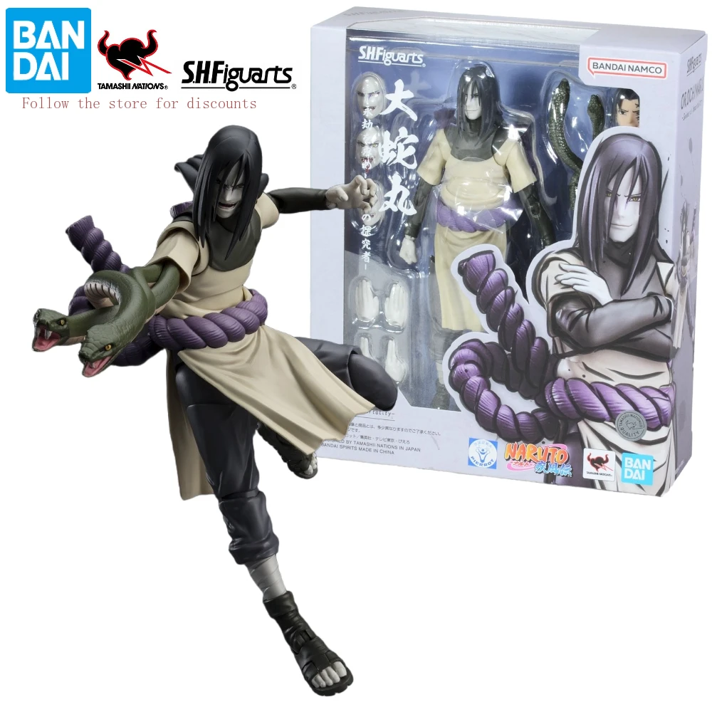 

In Stock Bandai S.H.Figuarts SHF Orochimaru Eternal Truth-Seeker Naruto Shippuden Action Figures Toys Collection Gifts