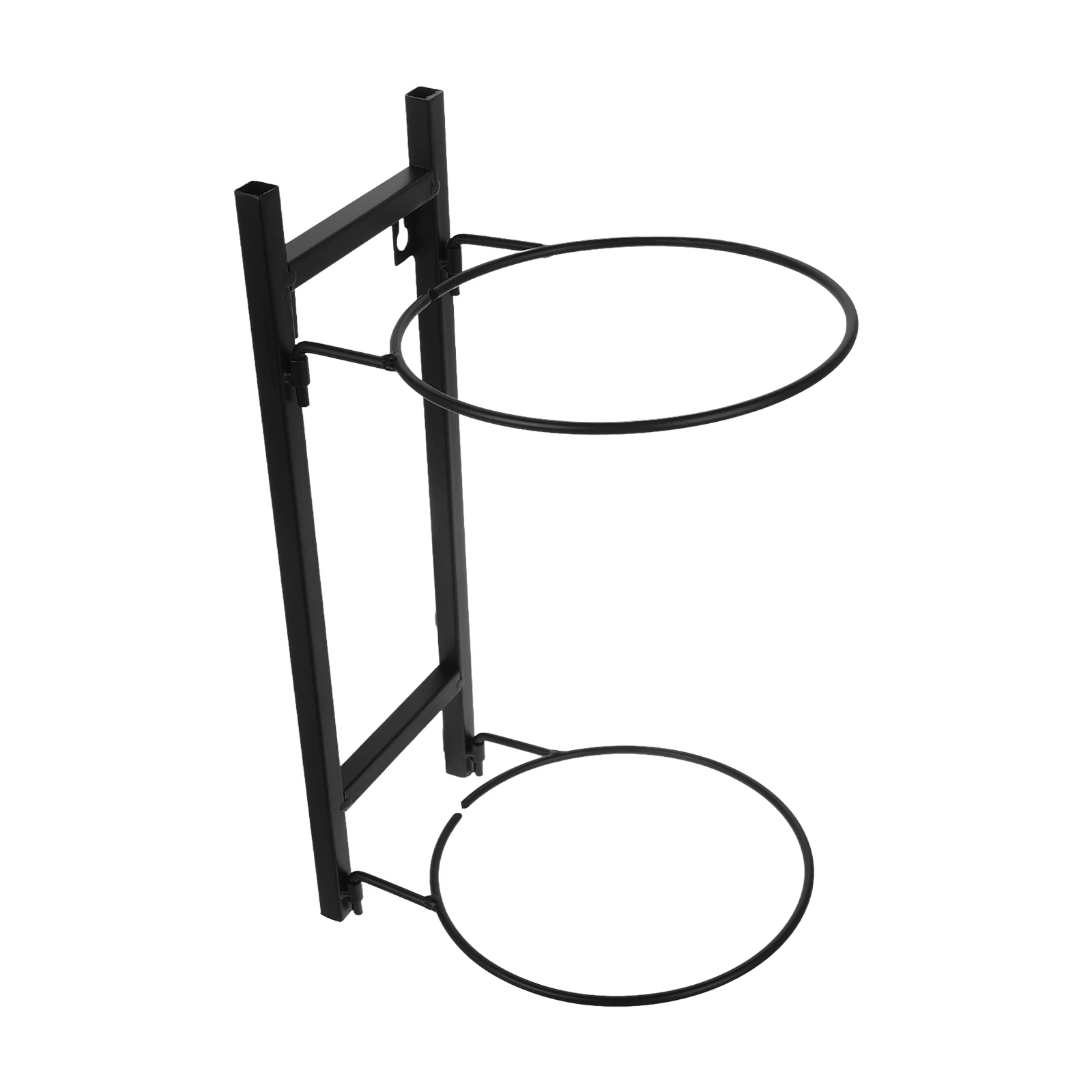 1 ชิ้นติดผนัง Rack ฟุตบอลผู้ถือบาสเกตบอลไม่มีเจาะประหยัดพื้นที่ ganizer การออกกําลังกายเก็บกรอบสําหรับโรงรถผนัง