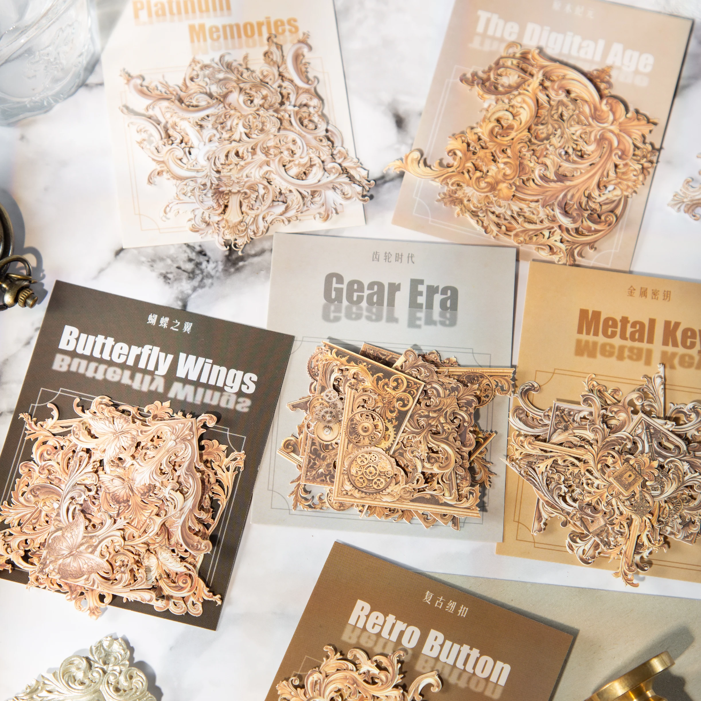 

6 упаковок/лот, серия Steam, маленькие предметы, милый ретро декоративный бумажный блокнот для заметок