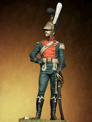 Resin Figure 1/24 75mm ancient warrior stand (WITH BASE ) Model Unassambled Unpainted Figure Building Kit