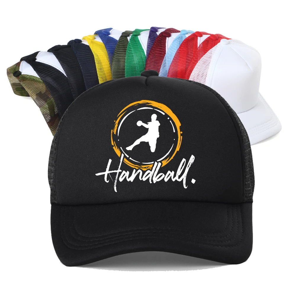 

Novelty Handball Player Baseball Cap Streetwear Birthday Gift Summer Athlete Sports Breathable Sun Snapback Mesh Hat