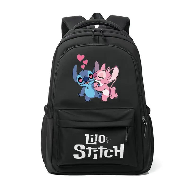 New Disney Lilo Stitch Backpack for Girl Boy Student Teenager Children Rucksack Women Cute Casual School Bags Kids Birthday Gift