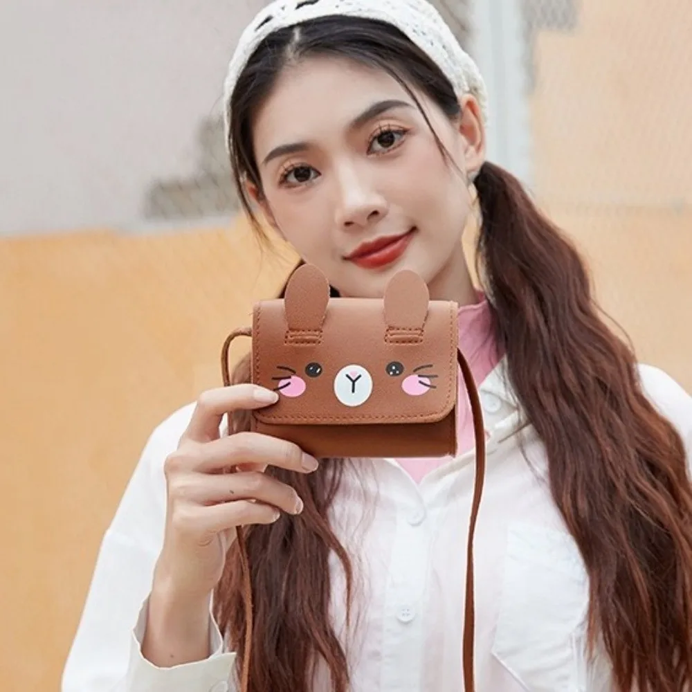 

Портативная детская мини-сумочка на каждый день, очаровательная сумка-кроссбоди из искусственной кожи с пасхальным кроликом, милый мини-кошелек для монет, для вечеринок