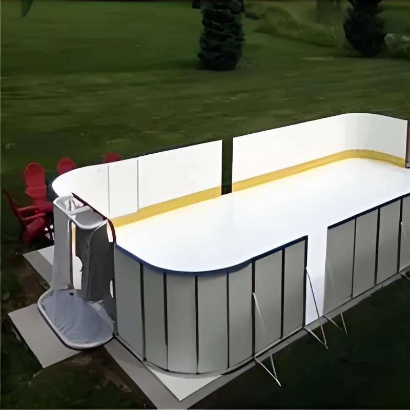 High Impact Strength Hockey Dasher Board Skate-able Synthetic Ice Equipment