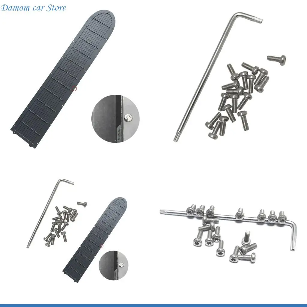 A2UC Lightweight Battery Base Housing Cover Metal Screws for M365 Electric Scooters