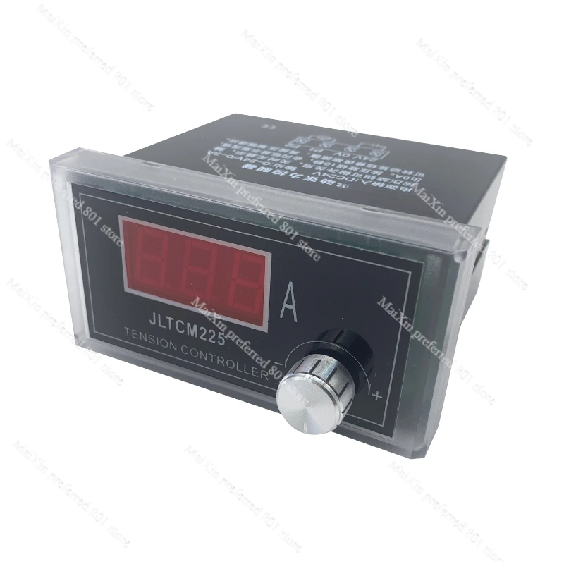 Manual Magnetic Powder Tension Controller DC24V Tension Meter TCM225 Clutch Brake Digital Display Miniature Regulator