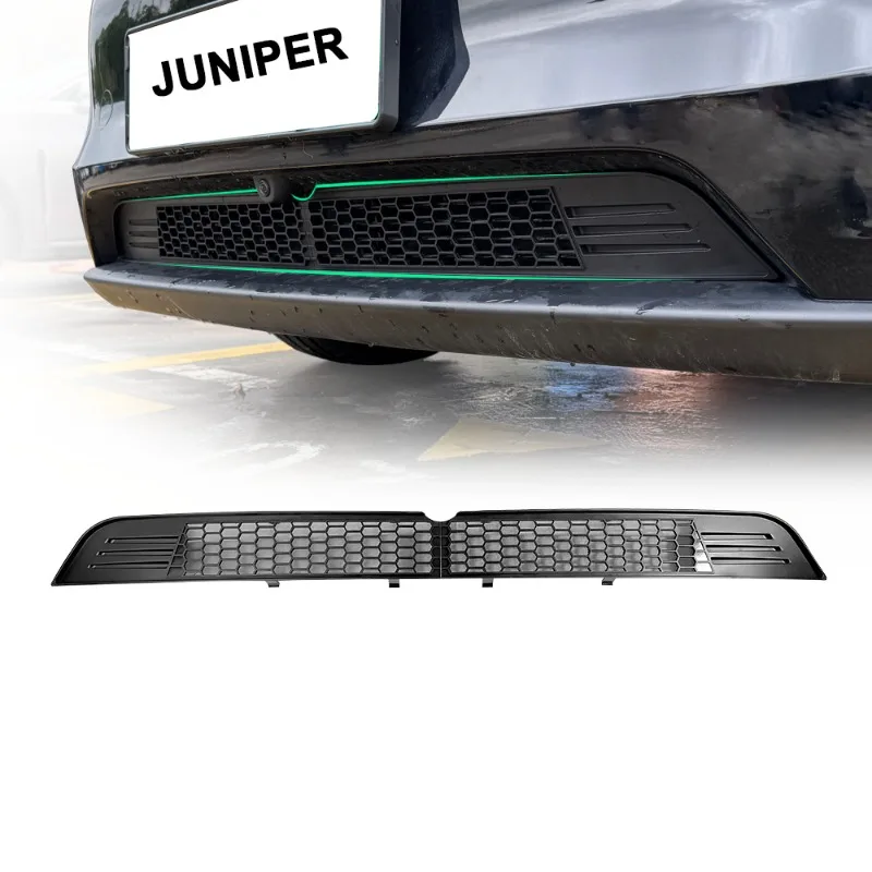 For Tesla Model Y Juniper 2025-2026 Front Grille Inserts Mesh Anti Insect Net Front Grill Guard Bumper Grid Filter Accessories