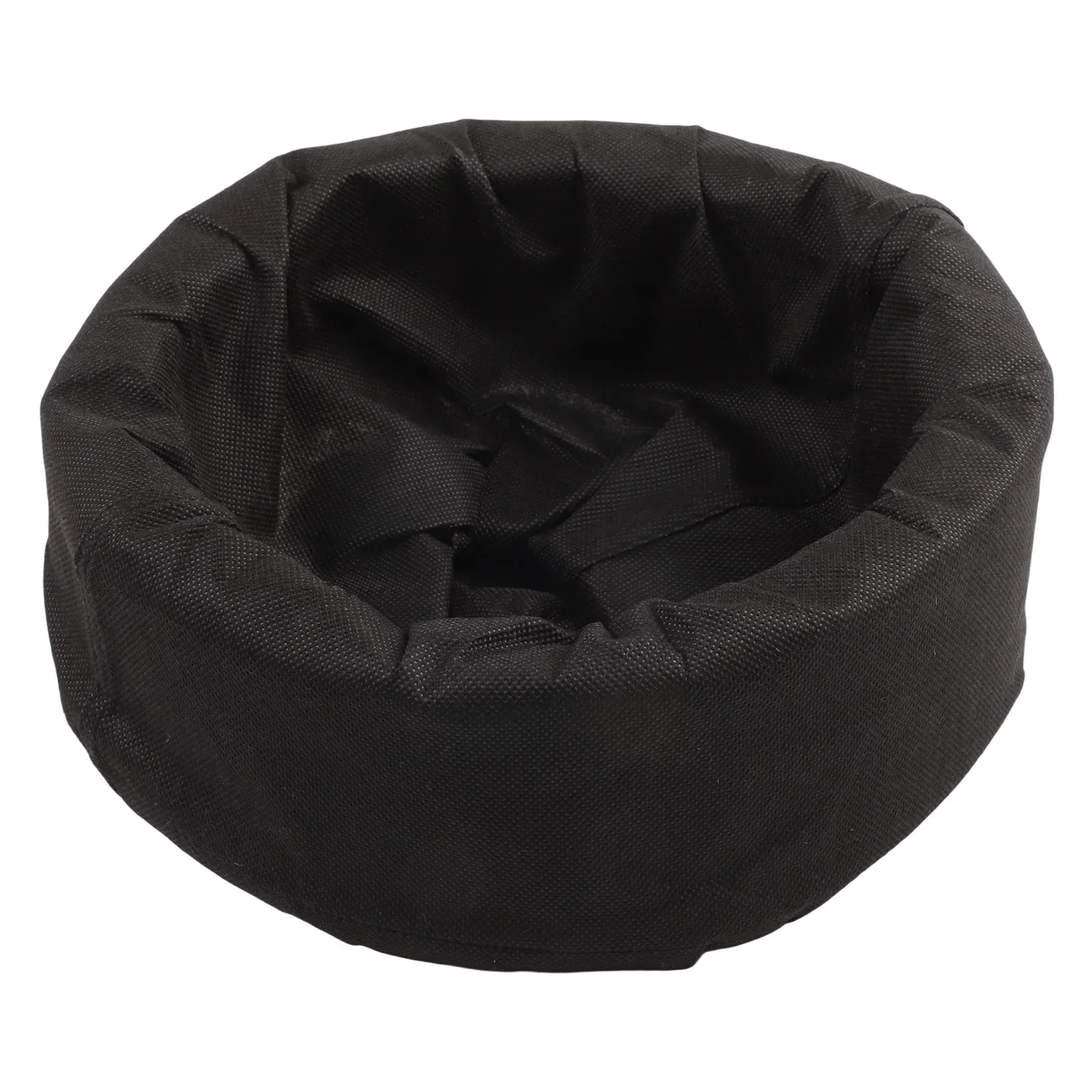 Aquatic Landscaping Floating Planting Bag Water Garden Accessory Black Customizable Layout Diameter 25cm Non-woven Fabric