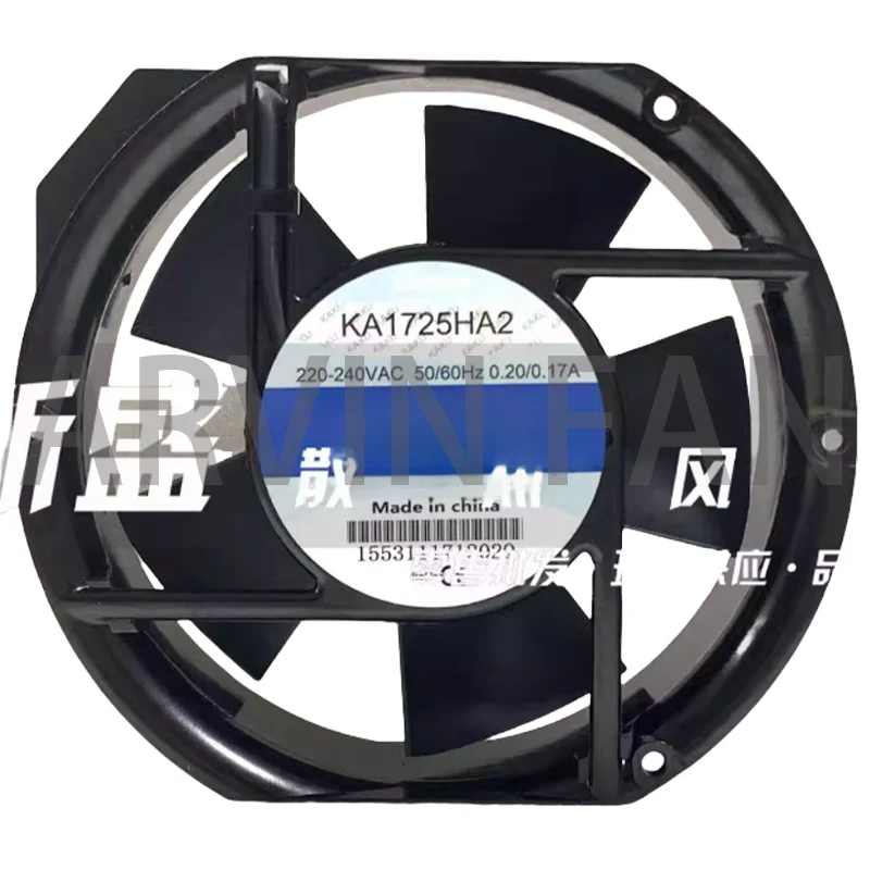 

Совершенно новый KA1725HA2 220-240 В 0,20 А вентилятор рассеивания тепла с осевым потоком