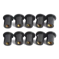 10PCS M4 M5 Motorcycle Windshield Windscreen Screws Bolts Nut 10/20/50/100pcs Metric Rubber Well Nuts Fastener Screws