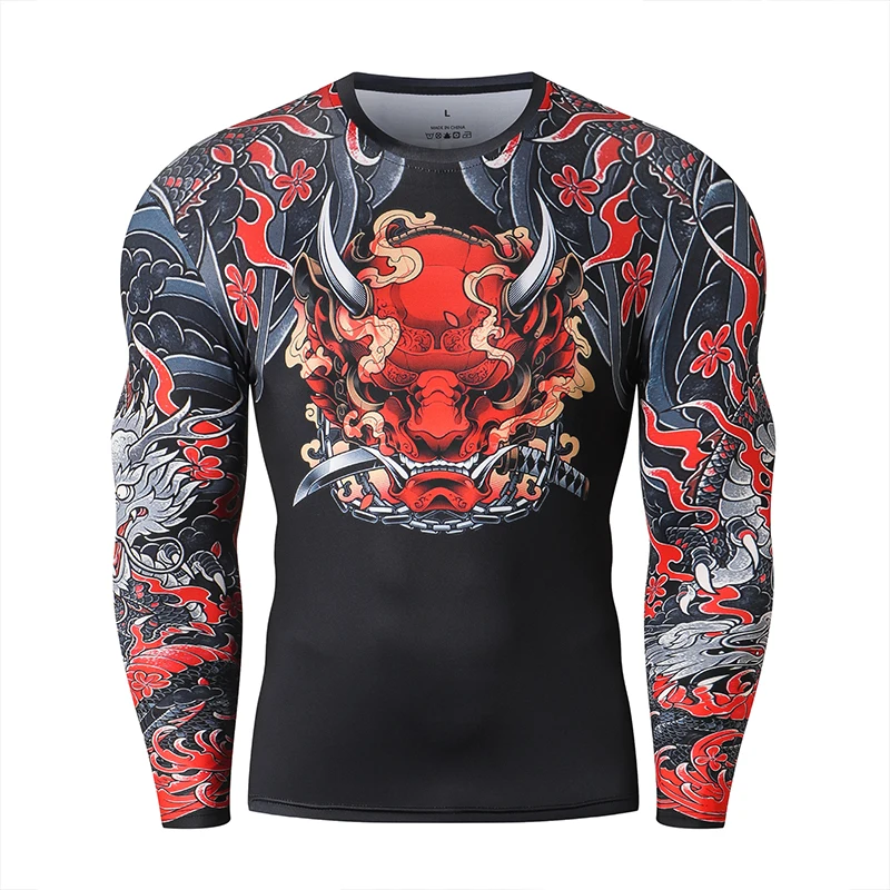 Men Running Long Base T Shirt Fitness Sport Basketball Football Gym Camping Hiking Riding Boxing Jersey Bottom Tee Clothes H623