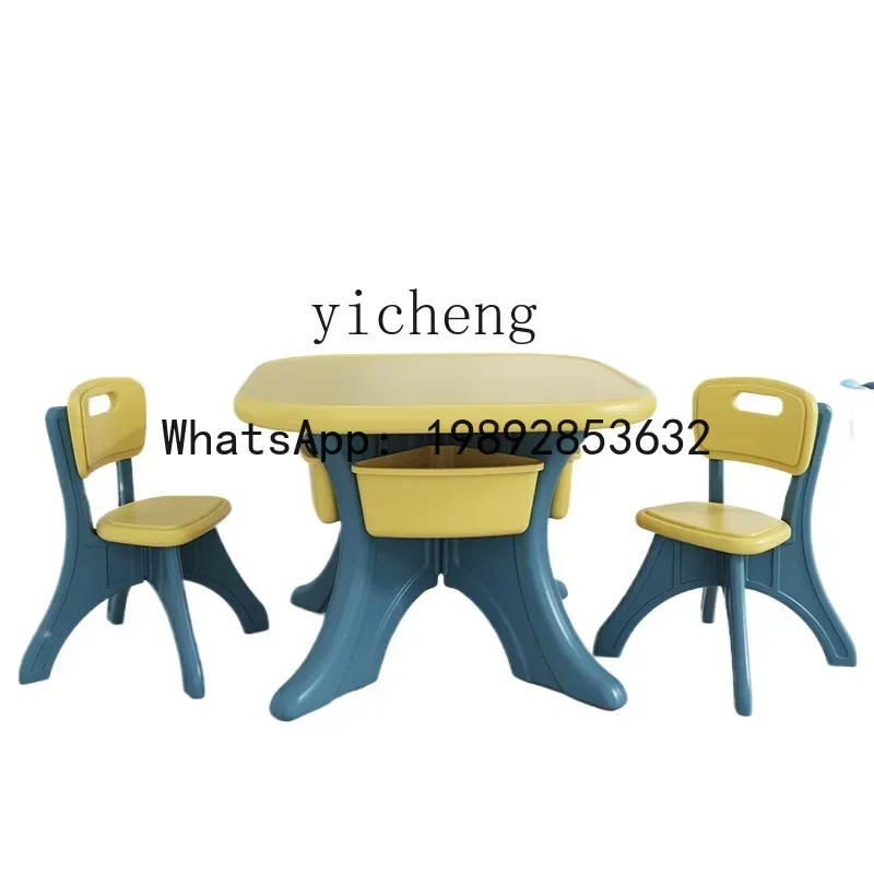 ABC رياض الأطفال طاولة الدراسة طاولات الأطفال وبدلة الكتابة لعبة طاولة ألعاب كرسي الجمع