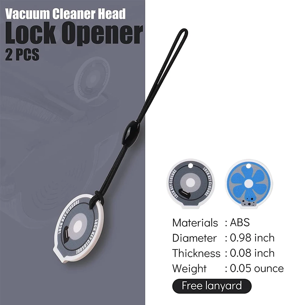 2 Pcs End cap key Soleplate Lock Key per Dyson compatibile con Dyson V6 V7 V8 V10 V11 DC58 DC59 DC62 DC72 DC74 Cleaner Head