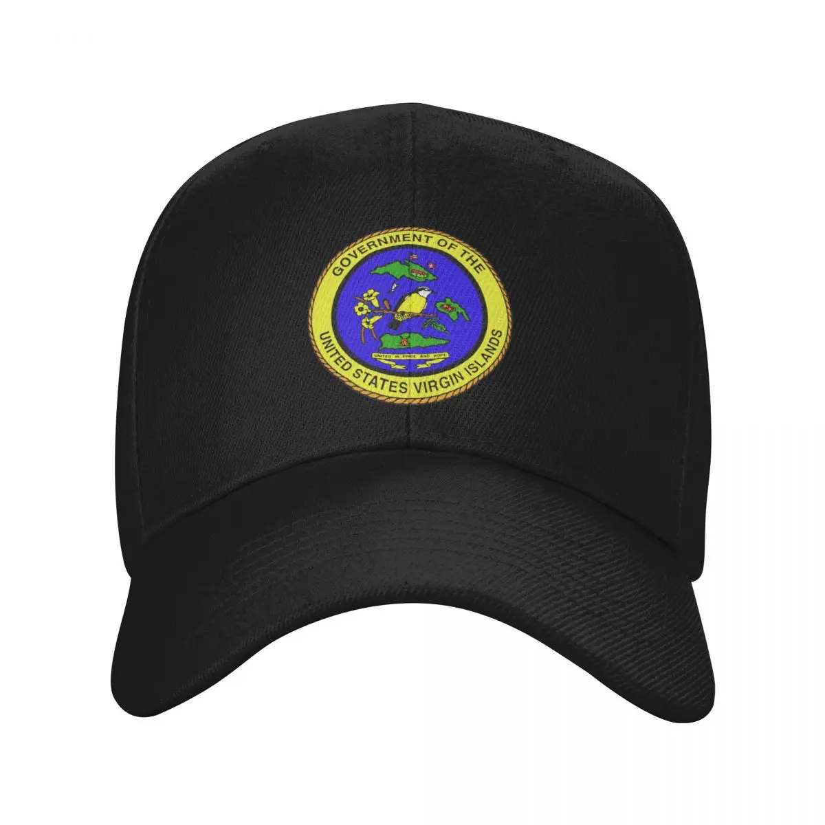 

Seal of the United States Virgin Islands Baseball Cap Beach Bag Christmas Hat sun caps Women's Hats 2025 Men's