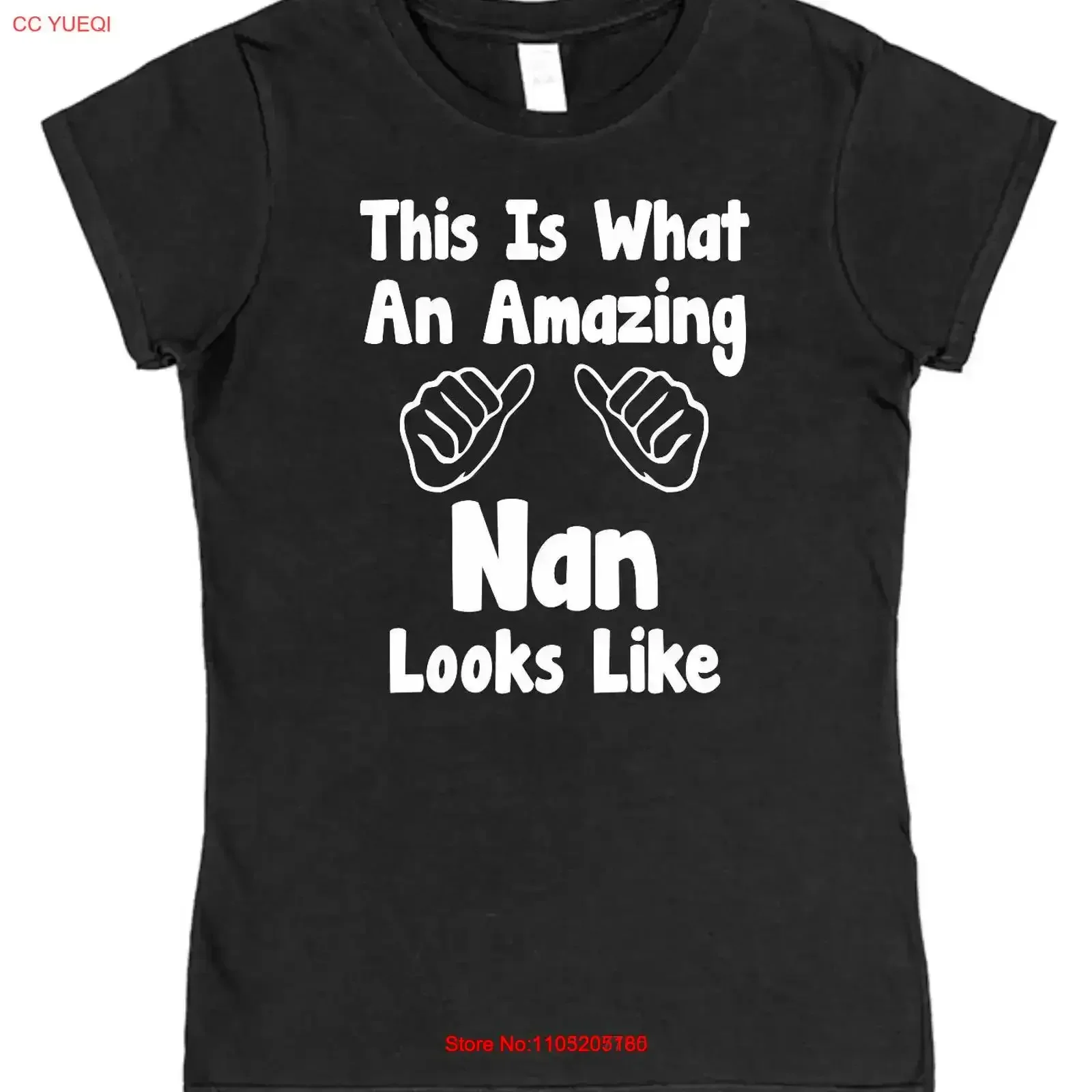 ESTE ÉQUENO QUE AMAZINGES NAN LOOKS COMO CAMISETA Navidad Día de la Madre Regalo de Cumpleaños Ropa de diseñador lavada vintage Ligera