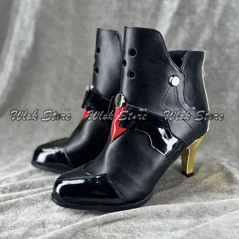 

20151123 игра Zenless Zone Zero Silver Anby Косплей Shies ZZZ Soldier 0, черные сапоги, женские черные сапоги для Хэллоуина, карнавала, Rolep