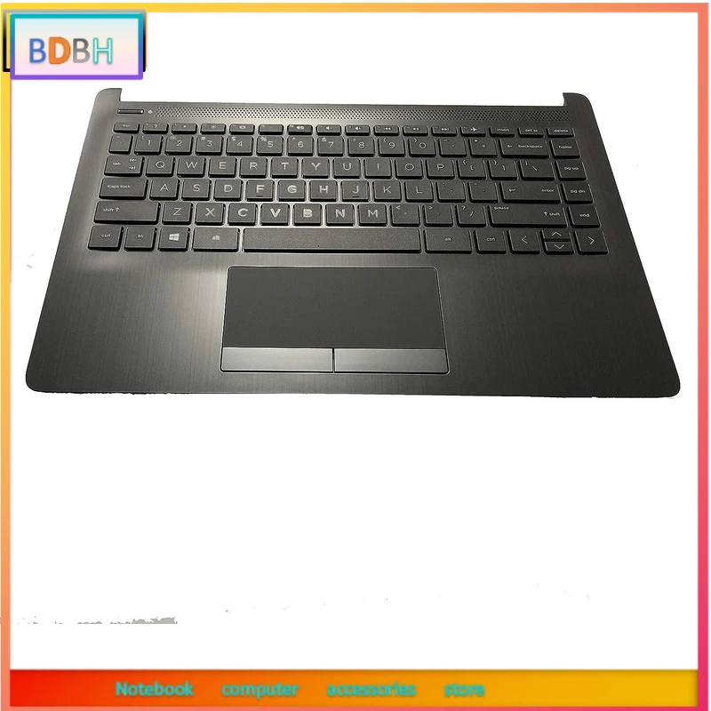 14-14-DF 14-DK Laptop Upper Palmrest with Non-Backlit Keyboard and Touchpad L24818-001
