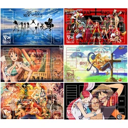 OPCG One Piece Luffy Nami Shanks Uta Anime Playmat Trading Card Game Mat Dedicated Card Play Against Table Mat 600x350mm-O2