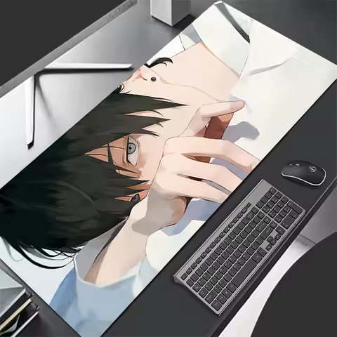 Mousepad Computer Gaming Accessories Keyboard Pad Office C-chainsaw Man Hayakawa Aki Rubber Mouse Pad Decoracion Desk Mouse Mat