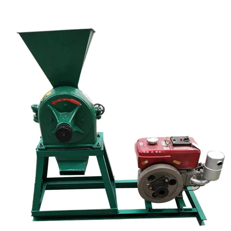 High Efficiency Grain Processing Machinery Corn Maize Small Flour Mill Grinder Machine