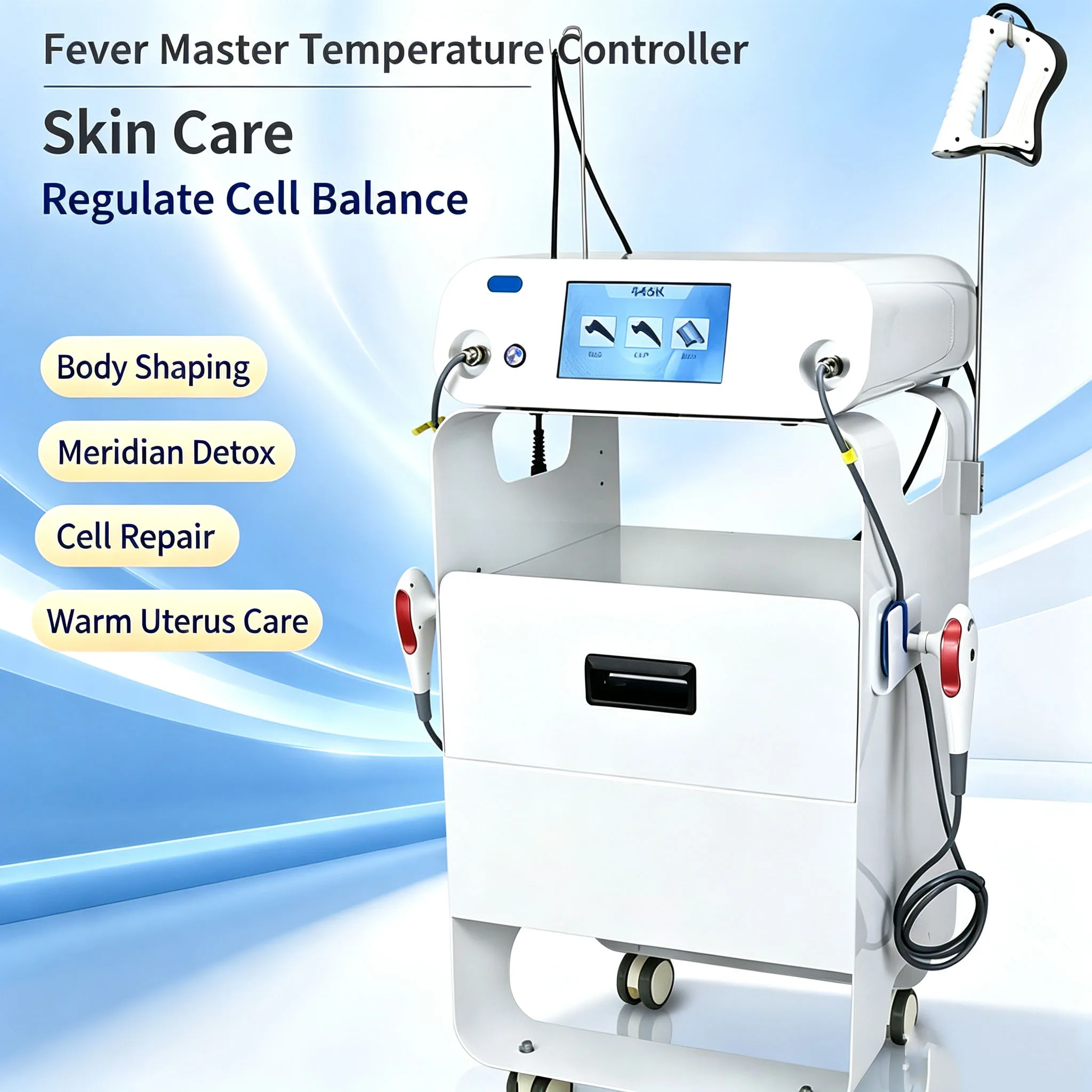 Fever Master 448k Deep Source Heat Multi functional Instrument for Beauty Salon Special Health Therapy and Care