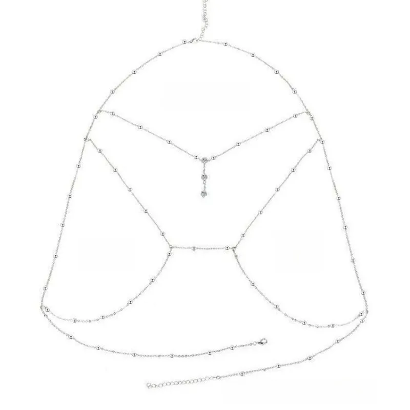 Chest Chain Body Chain Holiday Party Sexy Temptation Bikini Chest Chain Backless Couple Date Passionate Sex Erotic Accessories