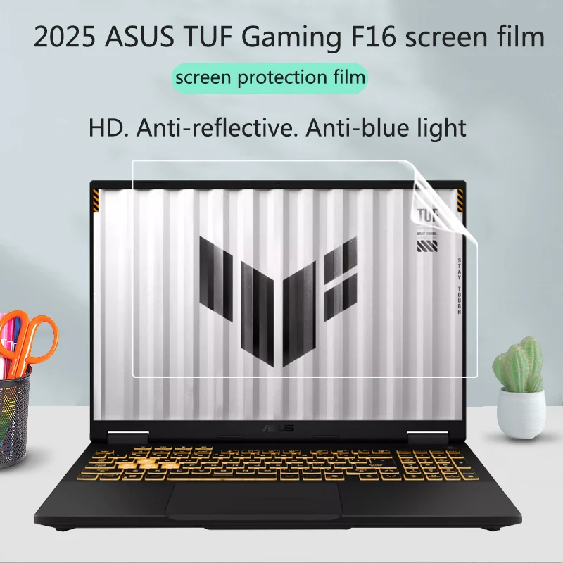 For 2025 ASUS TUF Gaming F16 notebook dustproof keyboard film 16-inch computer screen protective film screen film toughened film