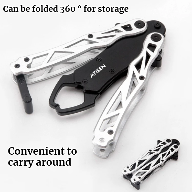 

High Quality Aluminum Alloy Folding Fish Controller Pull-down Fish Clamp Tool Locking Fish Clamp Fishing Equipment