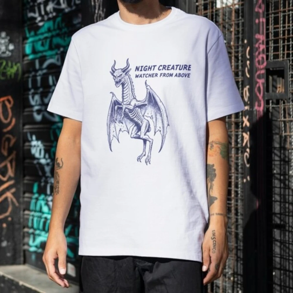Jersey Devil Shirt Cryptid Design Men Women TShirt Unique Retro Mythical Creature Graphic Tee Mystical Creature Lover Gift Tops