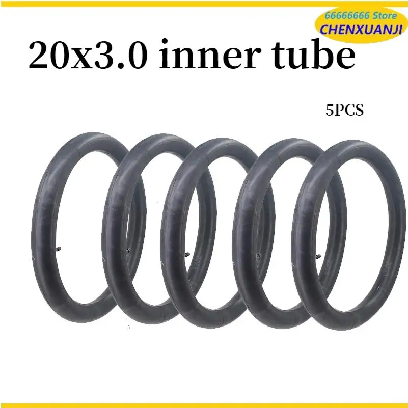 Beach Bicycle Tube 20 X 3.0 20*3.0 20*3.0 20*3 Bike Inner Butyl Tube For Snowmobiles Bicycles ATVs Black Tyre 20 Inch