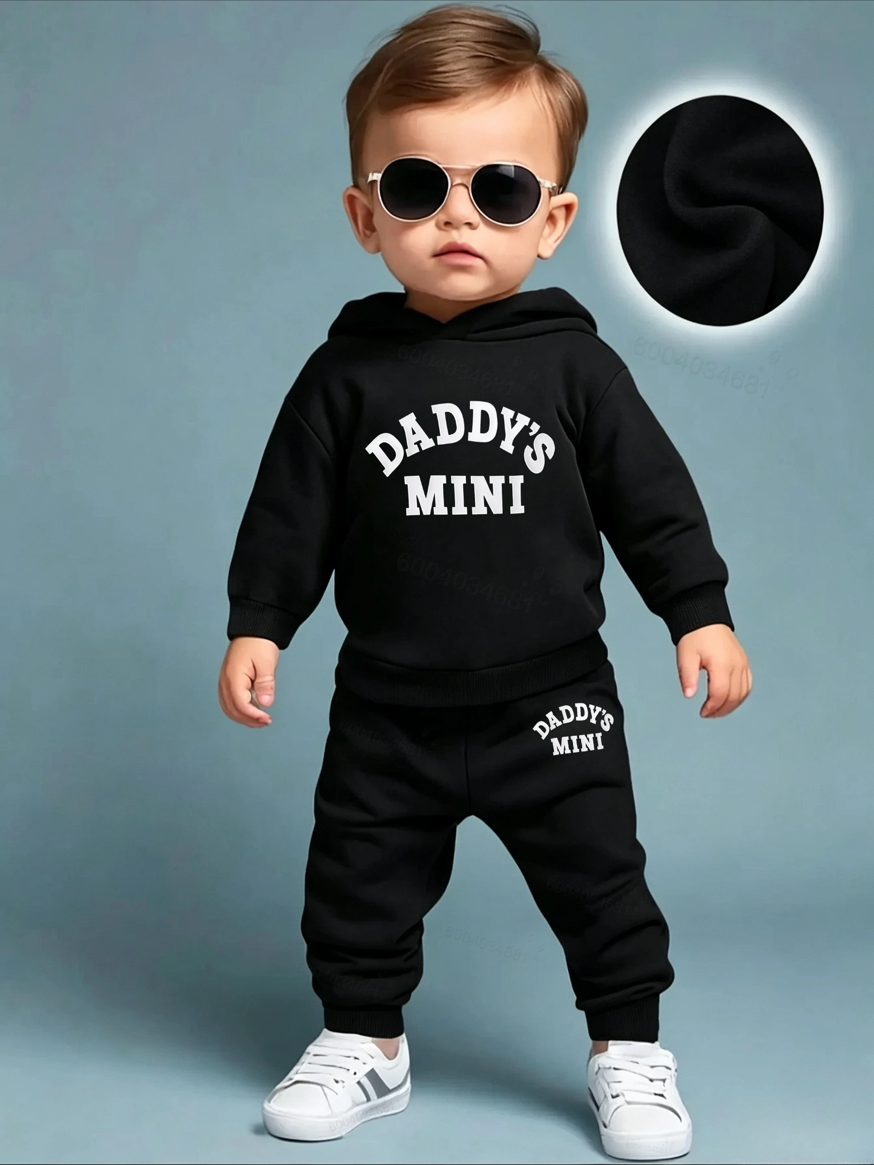 Winter and Autumn Gift - Children's Warm Fur Hoodie + Casual Sport Pants - 