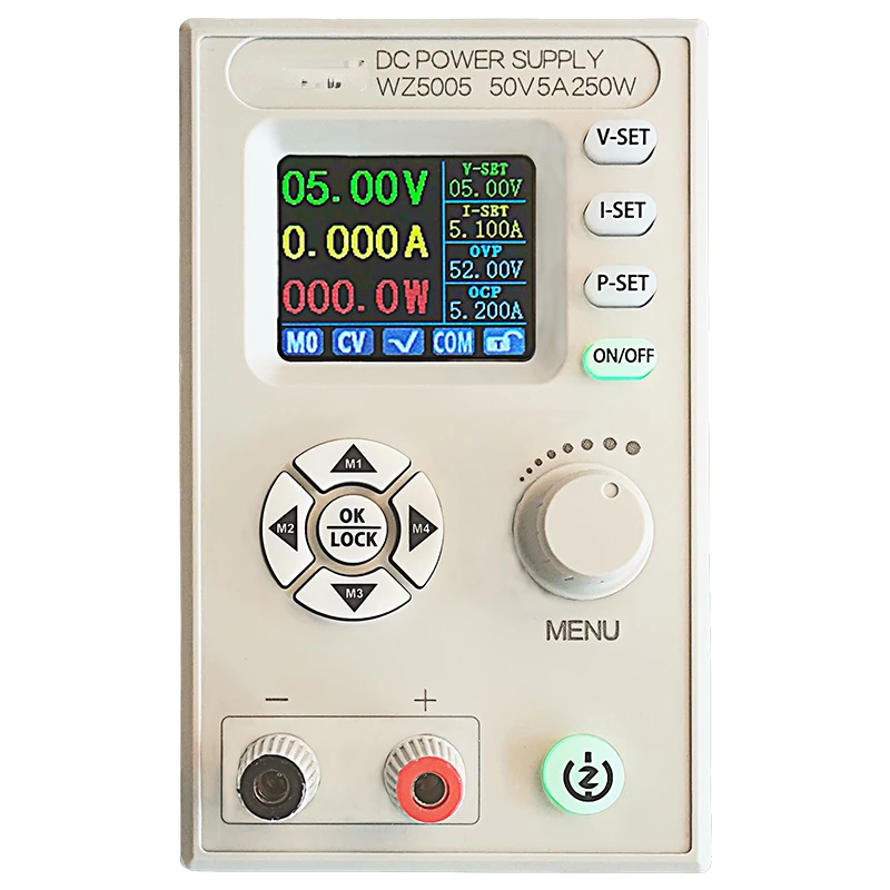 DC DC Buck Converter CC CV 50V 5A Power Module Adjustable Regulated Laboratory Variable Power Supply Communication WZ5005