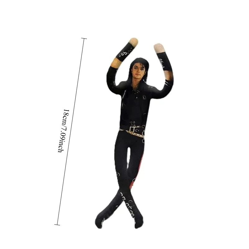 Michael Jackson Movable Joint Plush Stuffed Doll Anime Cosplay Prop Action Figure Home Room Decoration Collectible Gift for Fans view 5