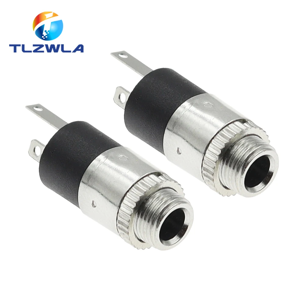 10 sztuk PJ392 3,5 mm stereofoniczne gniazdo żeńskie ze śrubą 3,5 złącze słuchawkowe audio PJ-392