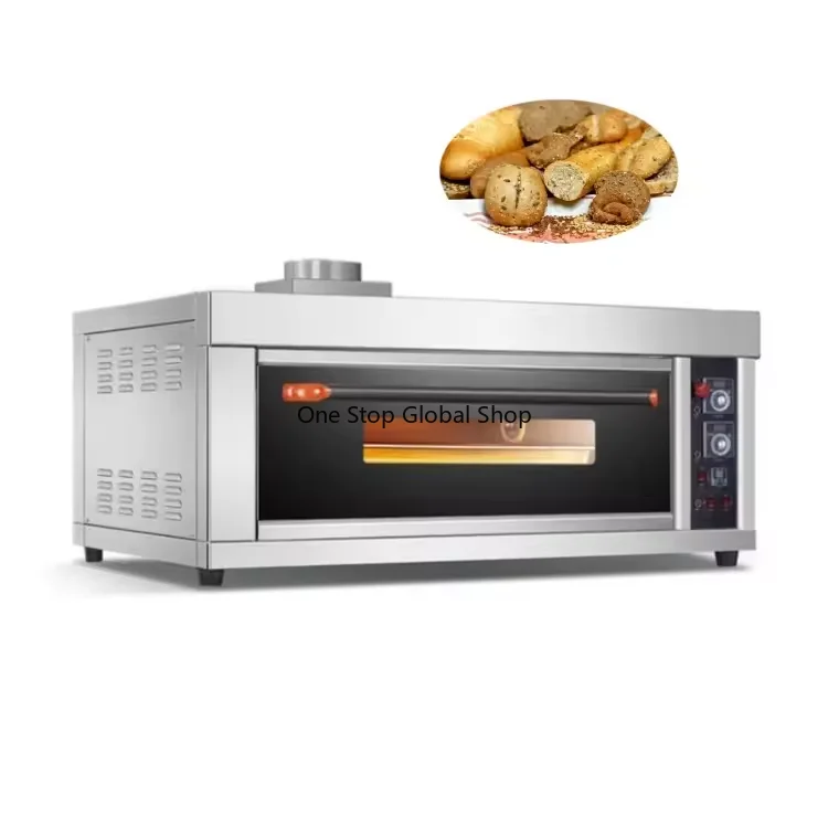 Newest High Quality Professional 1 Deck 2 Trays Oven Commercial Industrial Baking Bread Oven