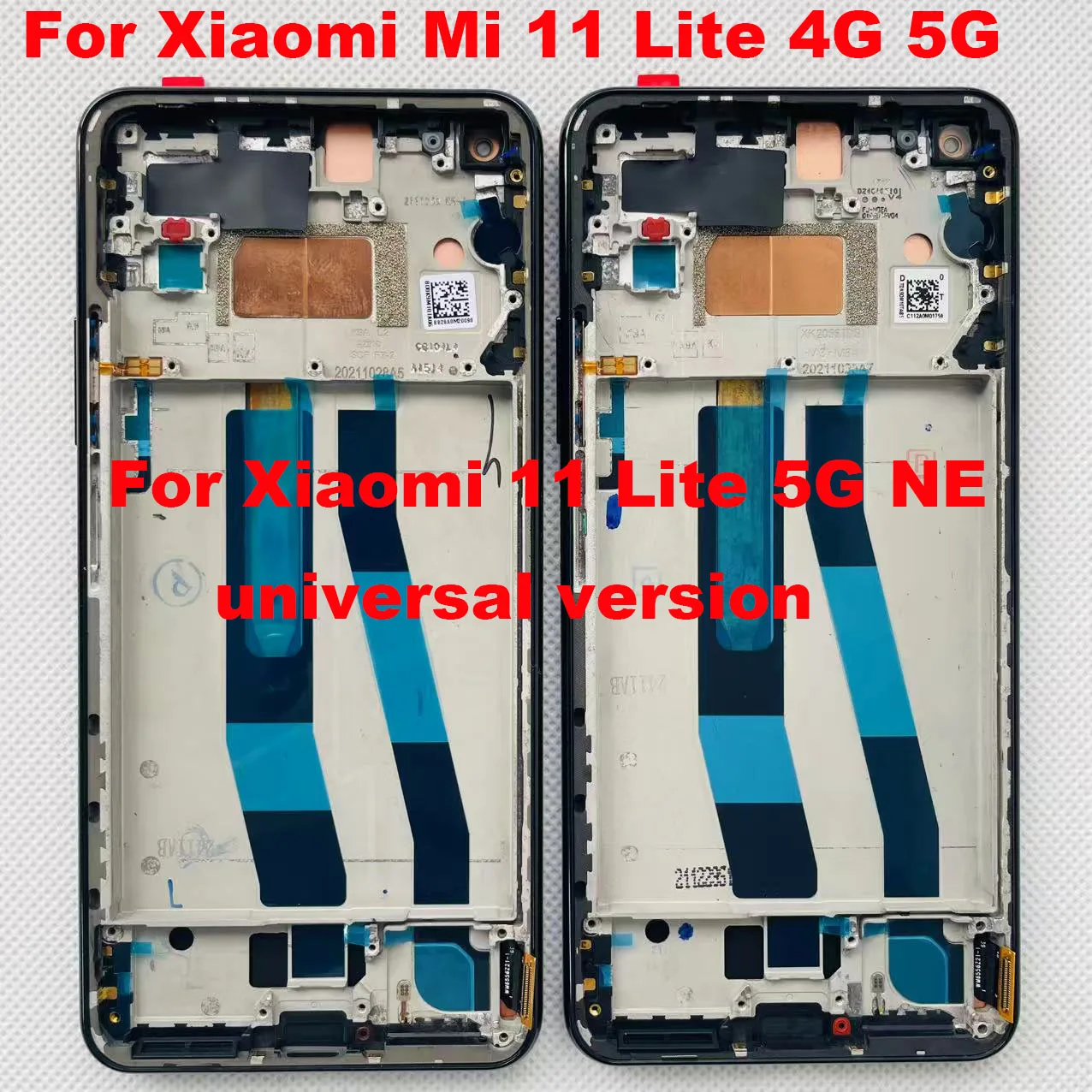 

AMOLED Original For Xiaomi 11 Lite 5G NE LCD Display Screen Touch Panel Digitizer For Xiaomi Mi 11 Lite 5G 4G Universal Frame