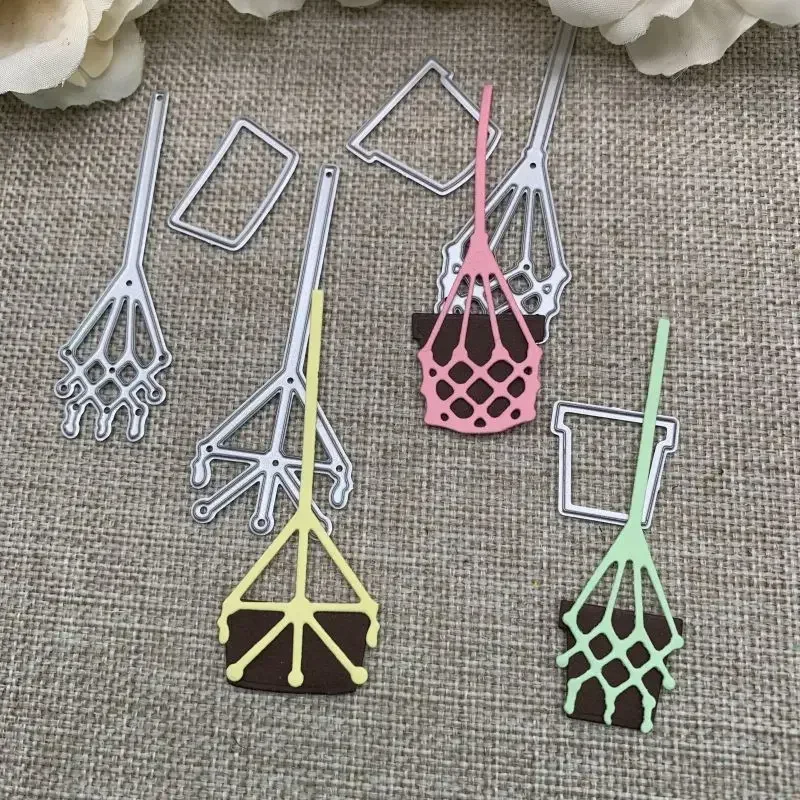 

Металлические вырубные формы-трафареты для подвесных корзин с цветами, для скрапбукинга, декоративного рукоделия, шаблоны для вырезания.