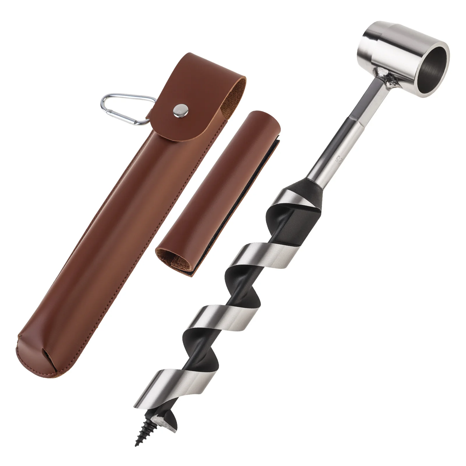 

Сверло-шнек для выживания на природе Bushcraft Scotch Eye: для кемпинга, походов, тяжелых работ по дереву, ручная дрель для обработки древесины