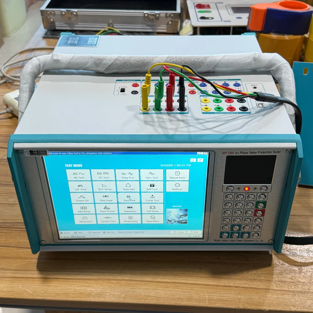 Six Phase Relay Protection Tester Secondary Injector Relay Protection Tester 180A 1000va 6 Phase in Parallel Max Output