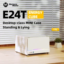 E24T Energy_11L Desktop-class Mini-ITX Case 255mm GPU telaio A4 portatile in alluminio dritto