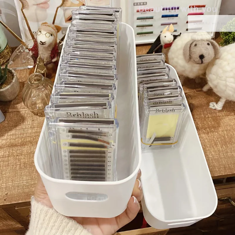 1 pçs caixa de armazenamento de cílios postiços para ferramenta de extensão de cílios organizador lash acessórios cosméticos ferramentas de maquiagem caixa de armazenamento