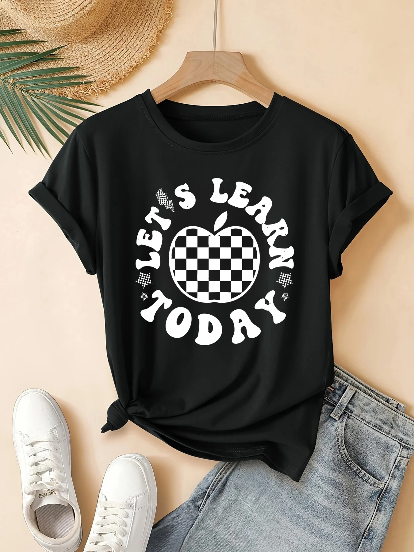 

Летняя модная футболка 2025 года, элегантная женская футболка с коротким рукавом, дизайнерский классический топ для мужчин и женщин